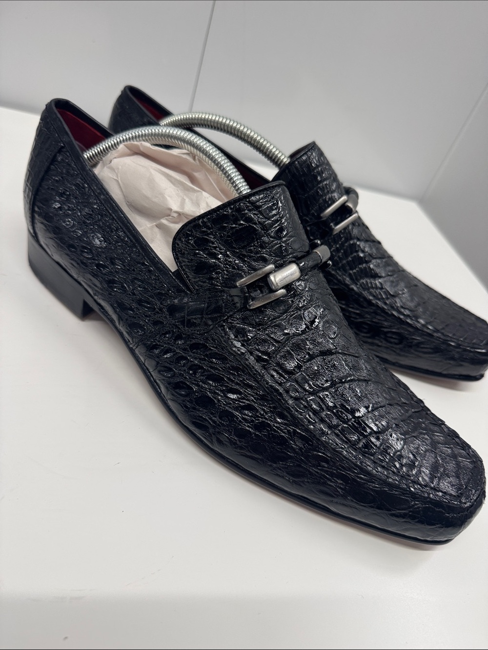 Real genuine crocodile 🐊 Leather Bit Loafers 9.5